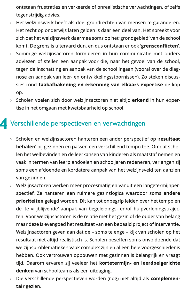 ontstaan frustraties en verkeerde of onrealistische verwachtingen, of zelfs tegenstrijdig advies Het welzijnswerk 
