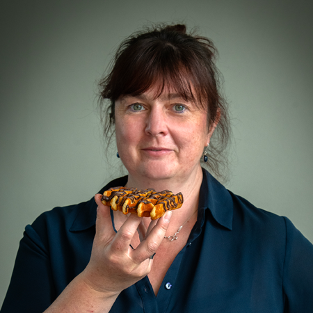 Delina Van Laere, praktijklector voedingstechnologie aan HOGENT.