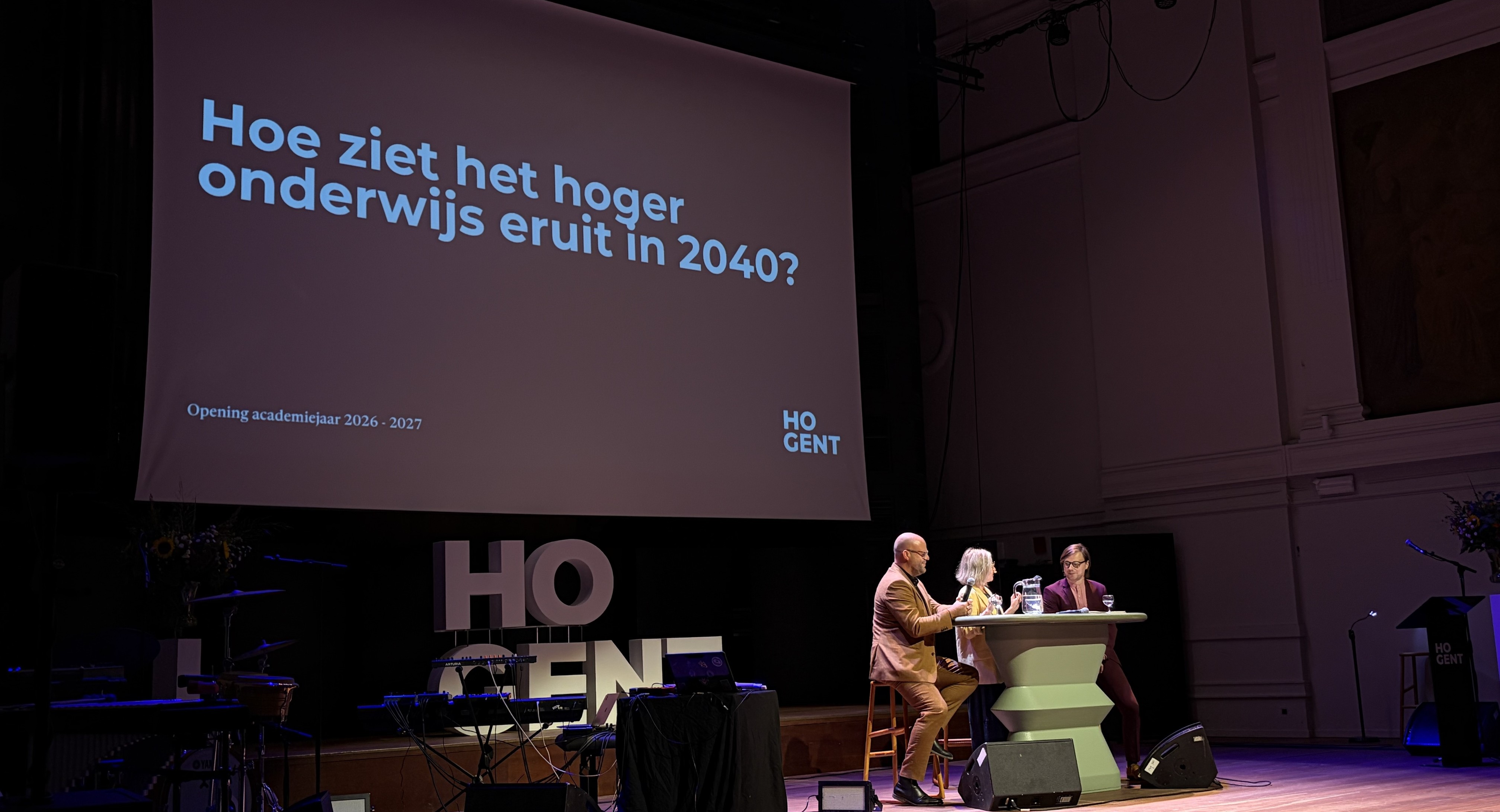 Foto Openingsevent academiejaar forum voor dialoog over toekomst hoger onderwijs.