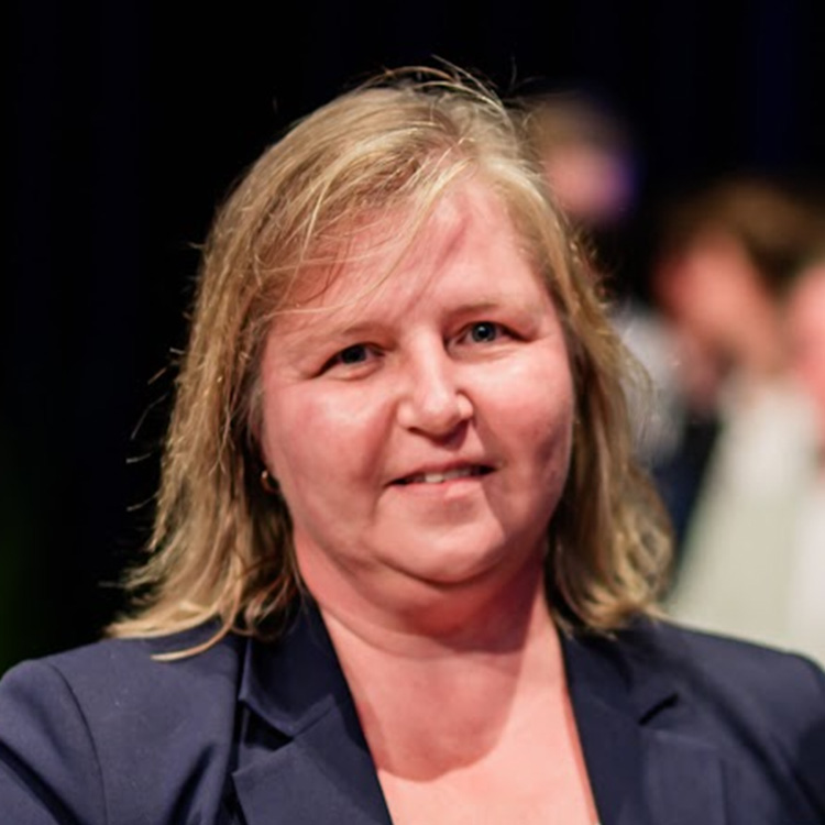 Nele Vanhoutte, curriculumcoördinator landmeten aan HOGENT.