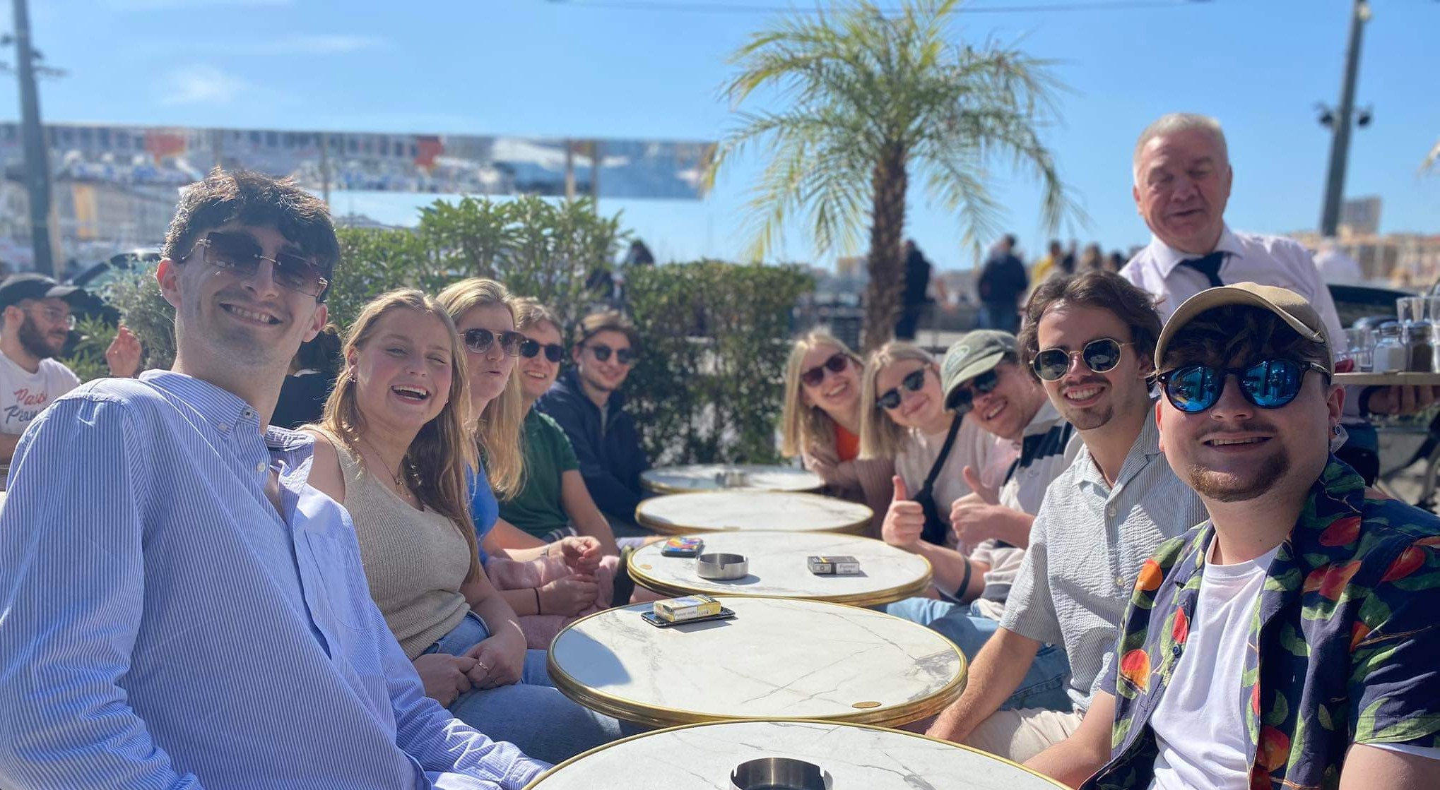 Foto Studenten retailmanagement op studiereis in Marseille.