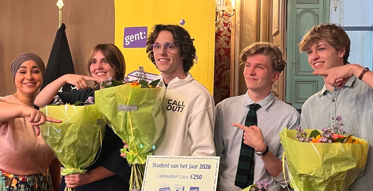 Foto Student toegepaste informatica is Gentse Student van het Jaar 2026.