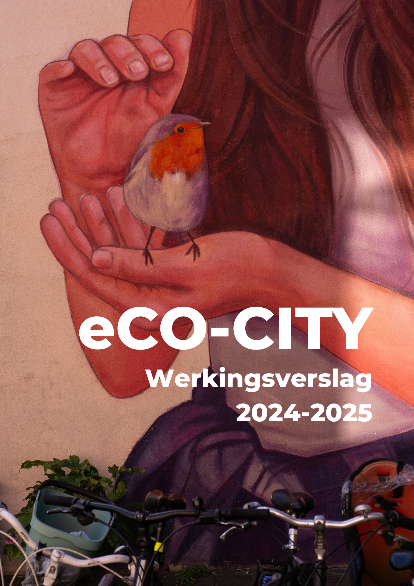 banner studente zittend op de grond in de bibliotheek met een boek