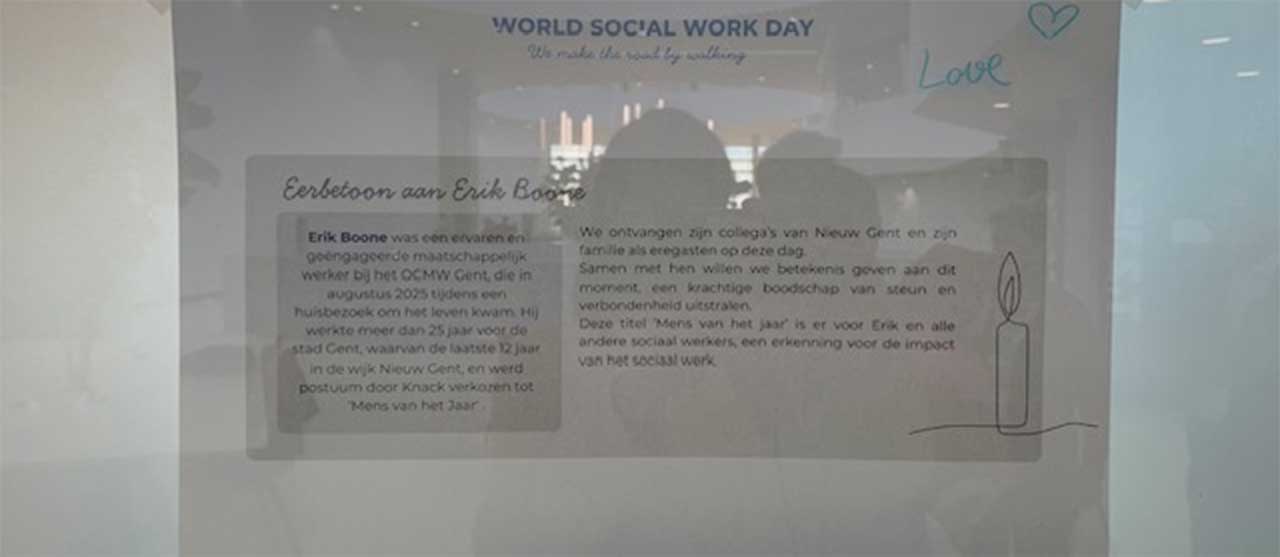 Foto Stille ruimte in gebouw T ter ere van sociaal werker Erik Boone.